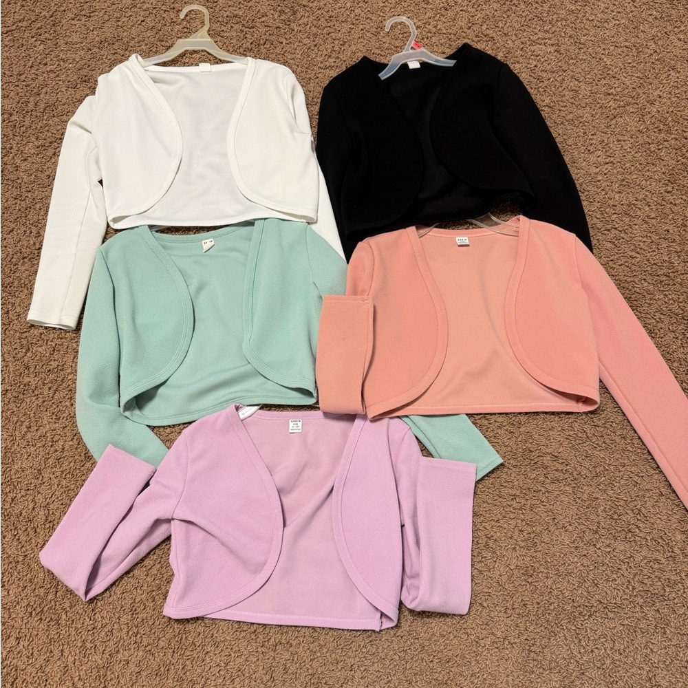5 Different Girls Open Front Jacket Bolero